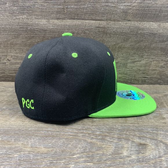 PAPERGAMES PGC Hat Baseball Ball Cap Adjustable SNAPBACK Flat Bill Embroidered - Picture 6 of 9